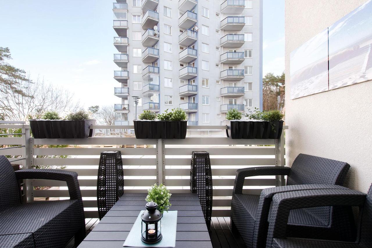 Strandidylle Apartment Mit Meerblick Und Kamin 米兹多洛杰 外观 照片