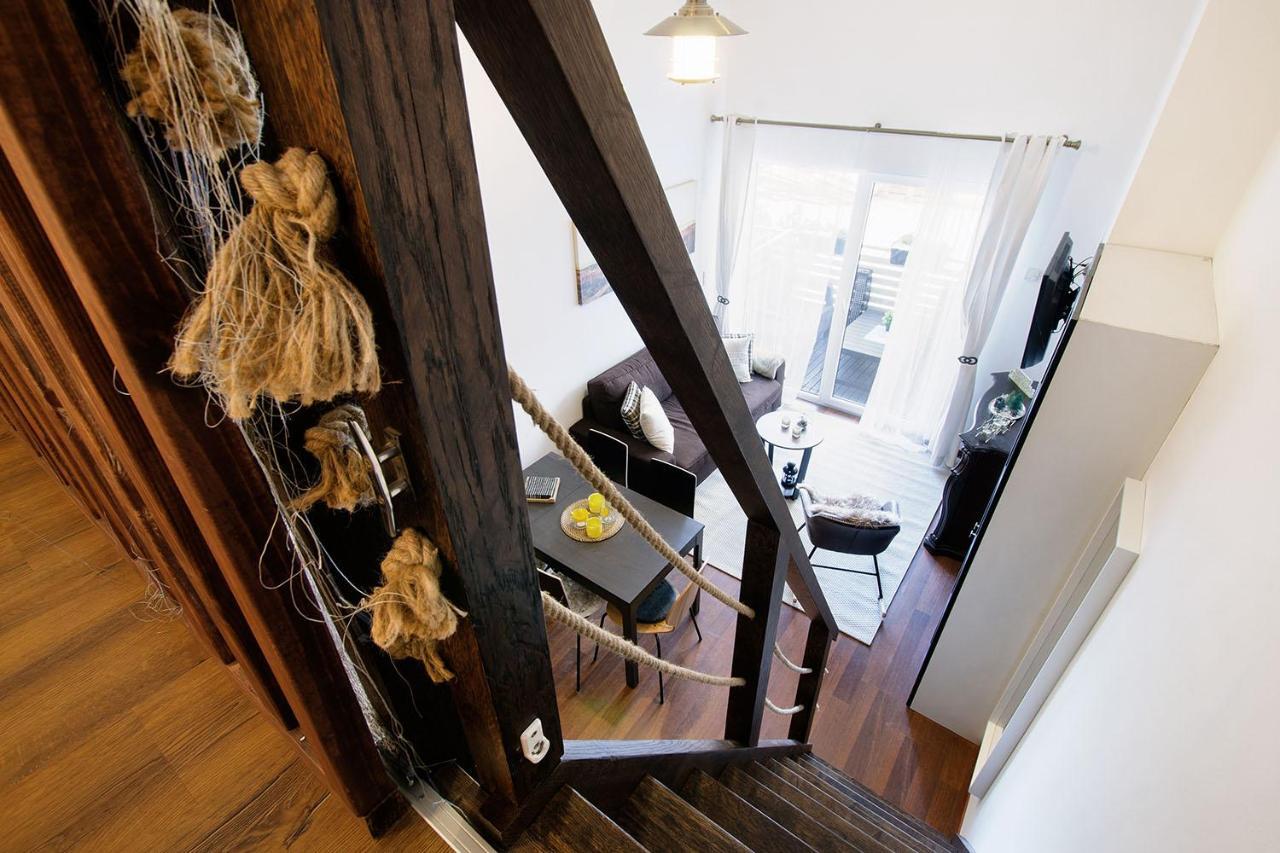Strandidylle Apartment Mit Meerblick Und Kamin 米兹多洛杰 外观 照片