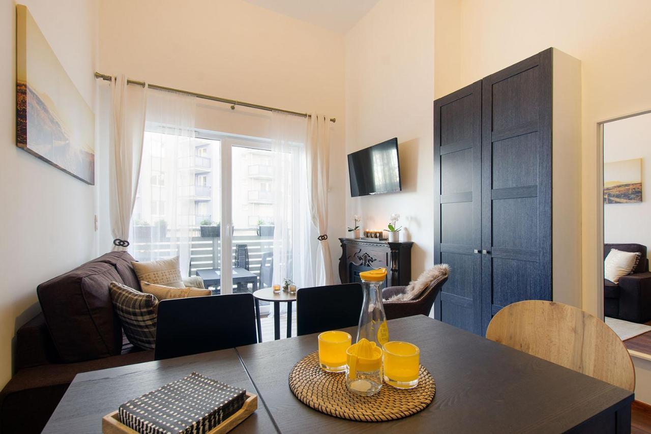 Strandidylle Apartment Mit Meerblick Und Kamin 米兹多洛杰 外观 照片