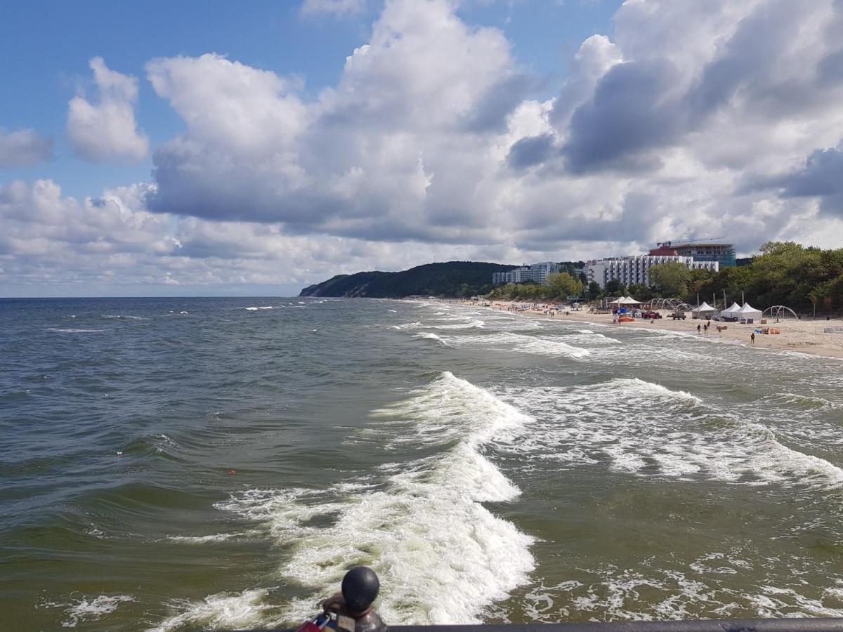 Strandidylle Apartment Mit Meerblick Und Kamin 米兹多洛杰 外观 照片